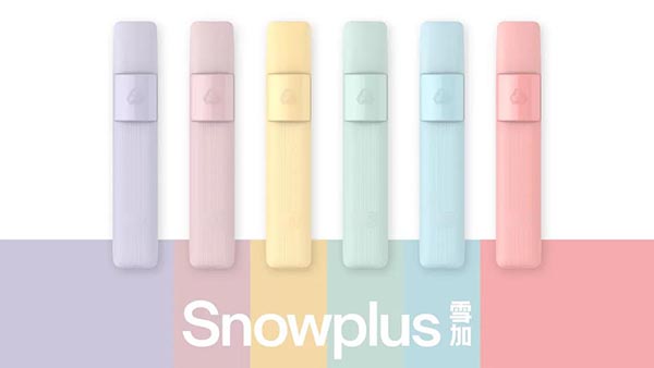 雪加Snowplus即将上市一次性陶瓷芯雾化器